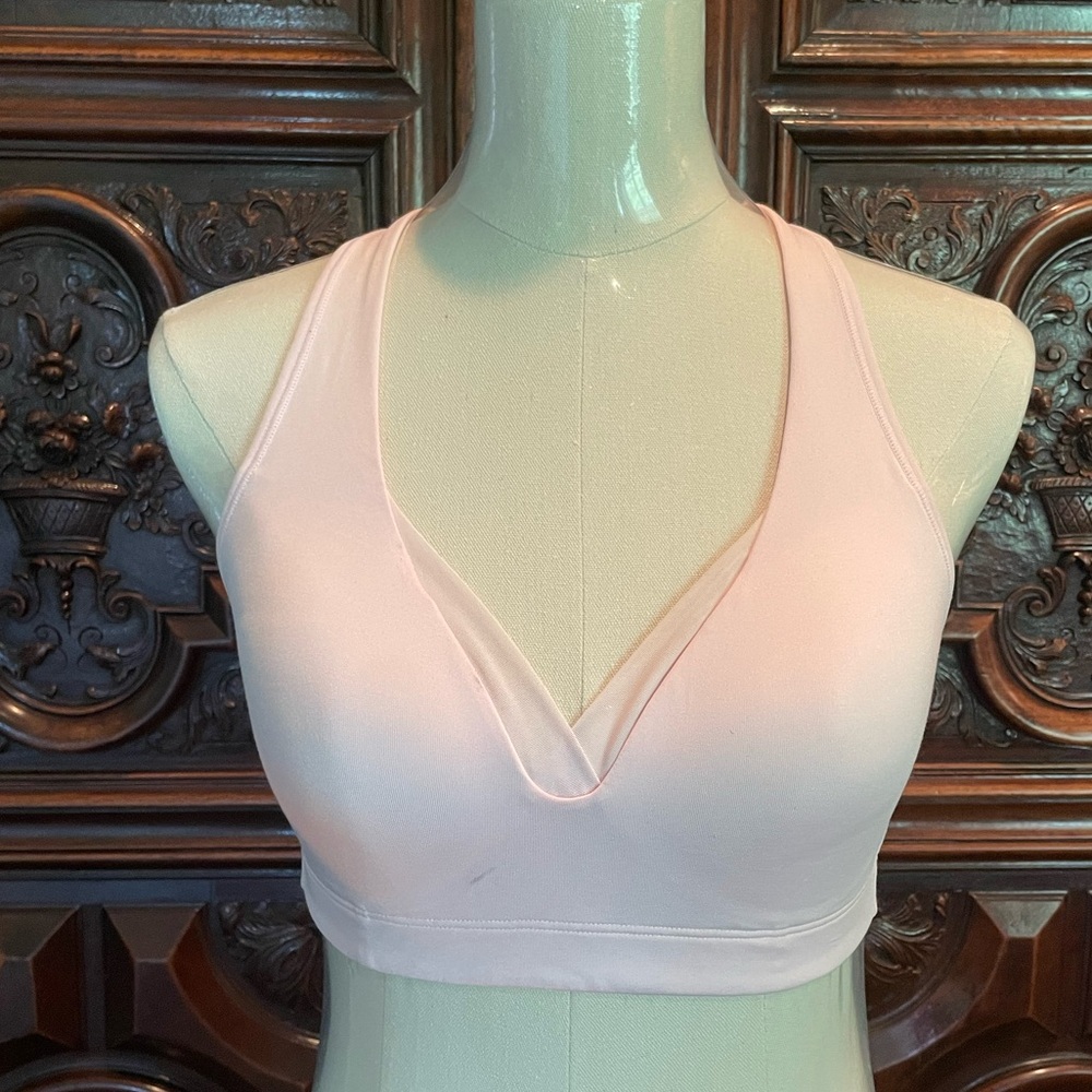 Calia by Carrie Underwood Racerback Adjustable Band Keyhole & Sheer Accent Bra M